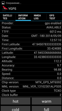 GPS спутники на THL T100S_3
